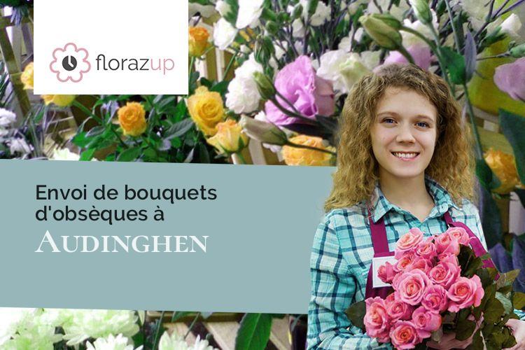 compositions florales pour un décès à Audinghen (Pas-de-Calais/62179)