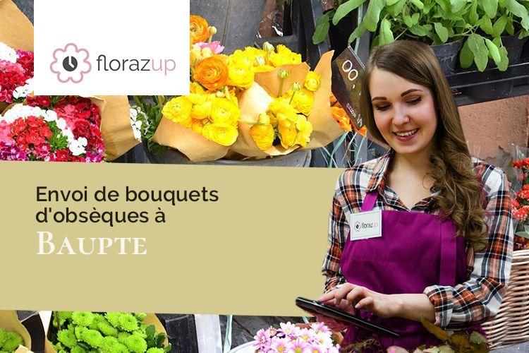 bouquets de fleurs pour une crémation à Baupte (Manche/50500)