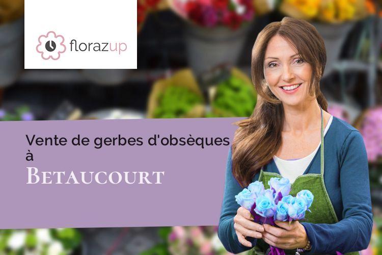 couronnes florales pour des obsèques à Betaucourt (Haute-Saône/70500)