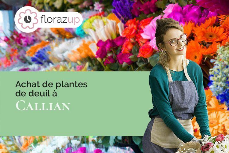 plantes pour un deuil à Callian (Var/83440)