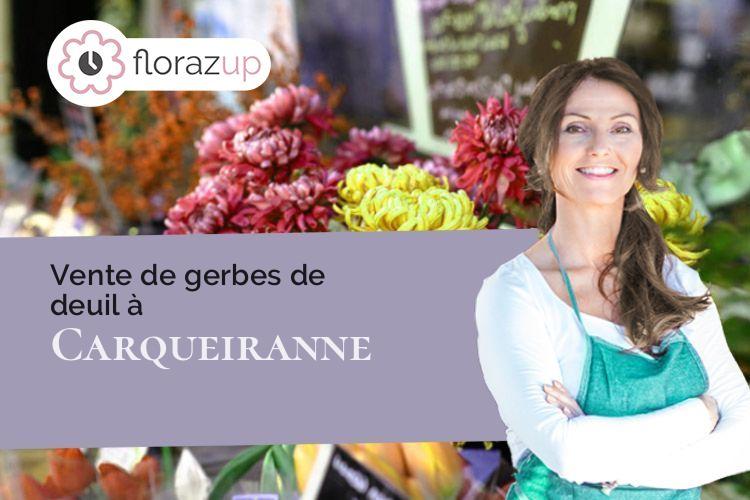 coeur de fleurs pour des funérailles à Carqueiranne (Var/83320)