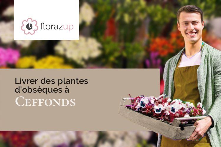 coupes de fleurs pour des obsèques à Ceffonds (Haute-Marne/52220)