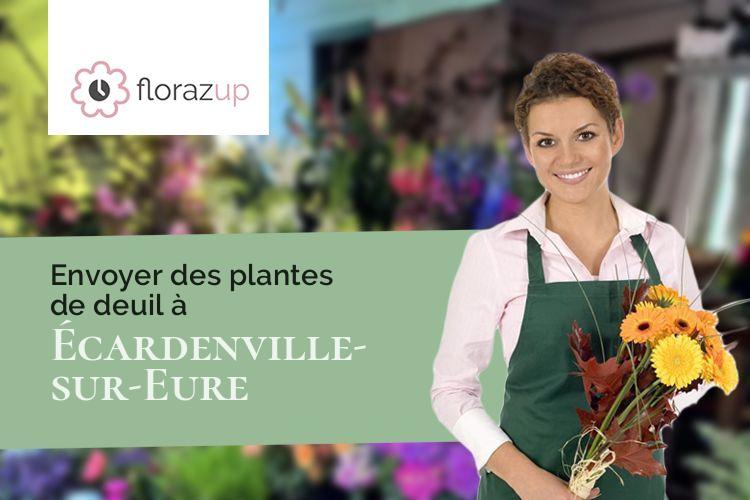 couronnes florales pour un enterrement à Écardenville-sur-Eure (Eure/27490)