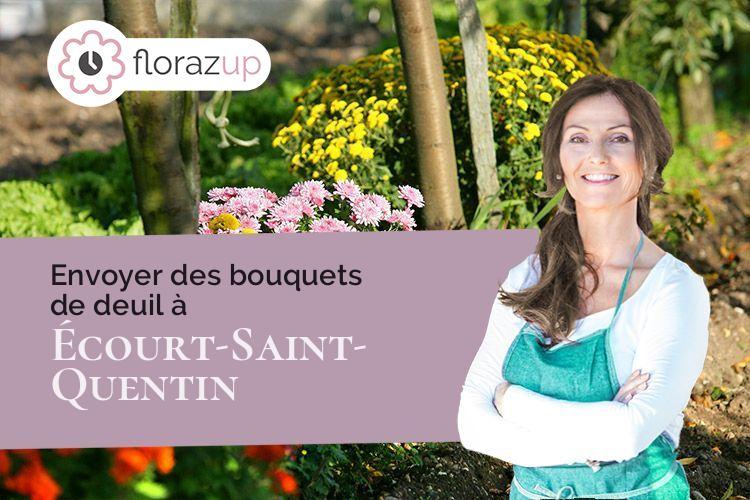 bouquets de fleurs pour des funérailles à Écourt-Saint-Quentin (Pas-de-Calais/62860)