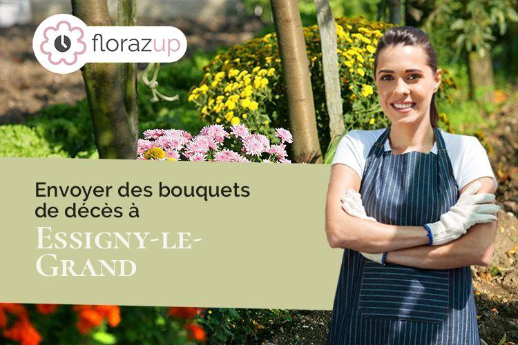 coeur de fleurs pour un deuil à Essigny-le-Grand (Aisne/02690)