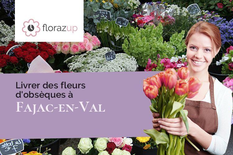 coupes de fleurs pour des obsèques à Fajac-en-Val (Aude/11220)