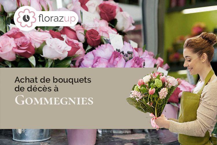 créations de fleurs pour des obsèques à Gommegnies (Nord/59144)