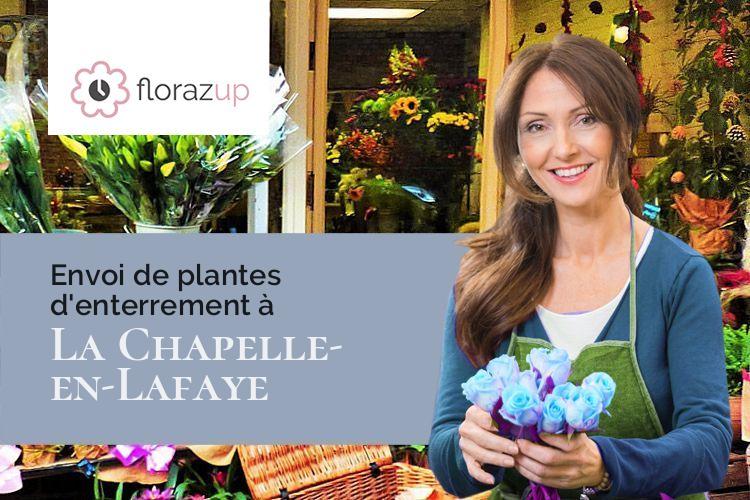 créations florales pour un deuil à La Chapelle-en-Lafaye (Loire/42380)