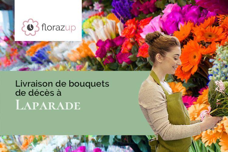 bouquets de fleurs pour des funérailles à Laparade (Lot-et-Garonne/47260)