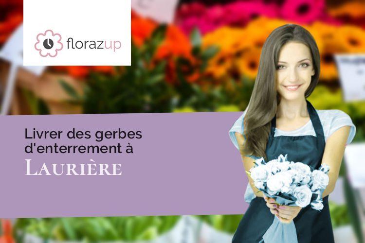 créations de fleurs pour des funérailles à Laurière (Haute-Vienne/87370)