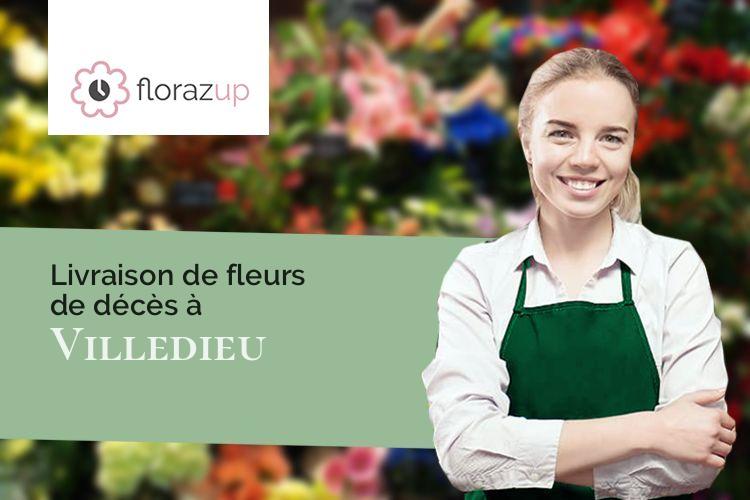 compositions florales pour des obsèques à Villedieu (Doubs/25240)