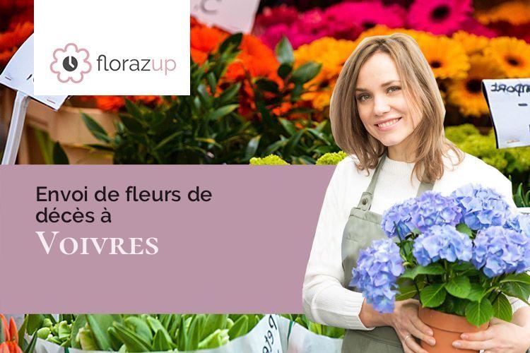 créations florales pour un décès à Voivres (Vosges/88240)