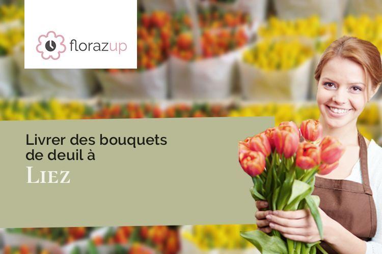 couronnes de fleurs pour un enterrement à Liez (Aisne/02700)