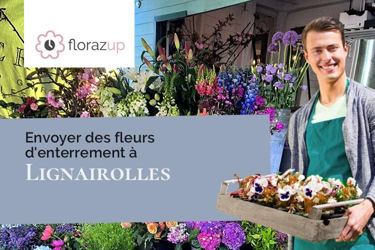 coupes de fleurs pour une crémation à Lignairolles (Aude/11240)