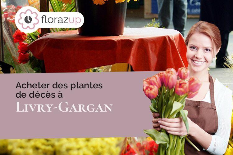 créations florales pour un décès à Livry-Gargan (Seine-Saint-Denis/93190)