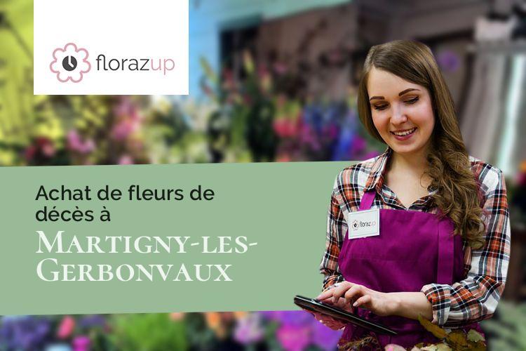 coeurs de fleurs pour des obsèques à Martigny-les-Gerbonvaux (Vosges/88300)