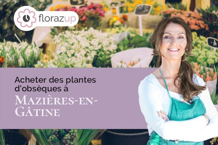 fleurs deuil pour un deuil à Mazières-en-Gâtine (Deux-Sèvres/79310)