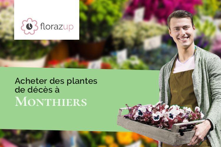 bouquets de fleurs pour des obsèques à Monthiers (Aisne/02400)