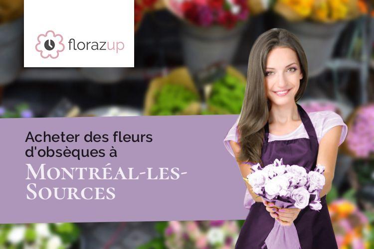 créations florales pour des funérailles à Montréal-les-Sources (Drôme/26510)