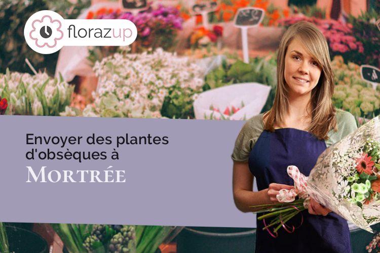 fleurs deuil pour une crémation à Mortrée (Orne/61570)