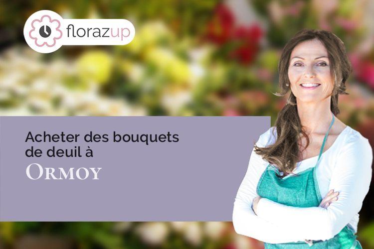 fleurs deuil pour une crémation à Ormoy (Essonne/91540)