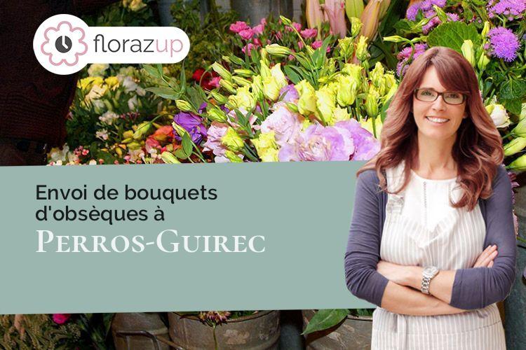 bouquets de fleurs pour un enterrement à Perros-Guirec (Côtes-d'Armor/22700)