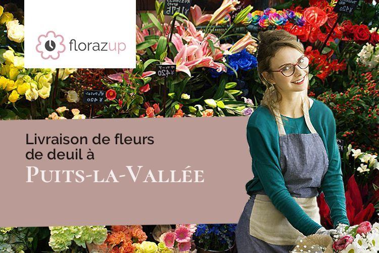 créations florales pour un deuil à Puits-la-Vallée (Oise/60480)