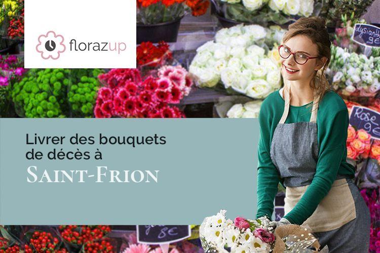 gerbes de fleurs pour des obsèques à Saint-Frion (Creuse/23500)