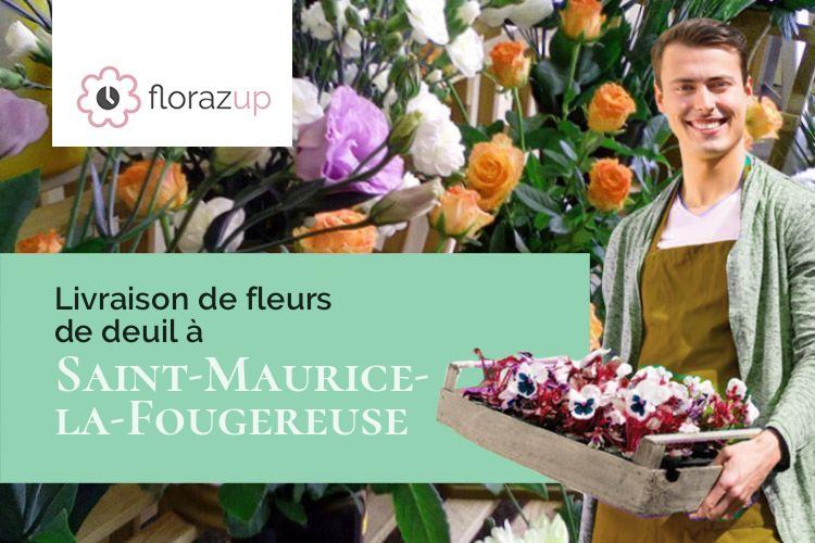 bouquets de fleurs pour un décès à Saint-Maurice-la-Fougereuse (Deux-Sèvres/79150)