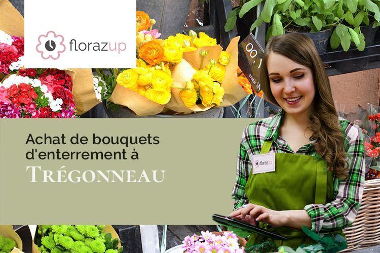 couronnes florales pour une crémation à Trégonneau (Côtes-d'Armor/22200)