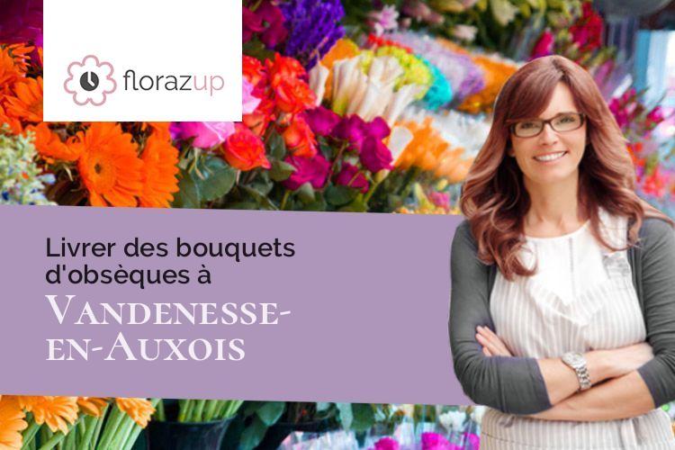 bouquets de fleurs pour des obsèques à Vandenesse-en-Auxois (Côte-d'Or/21320)