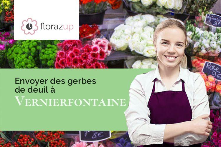 coeurs de fleurs pour une crémation à Vernierfontaine (Doubs/25580)