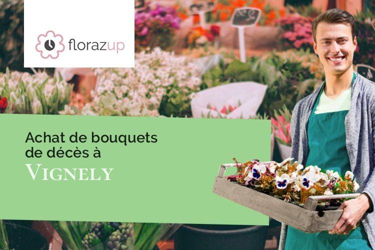 bouquets de fleurs pour des funérailles à Vignely (Seine-et-Marne/77450)